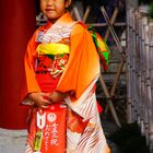 Shinto girl in Kamakura, Japan