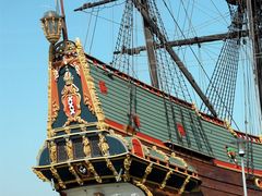 ship in Lelystad harbour