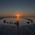 Ship Wreck and Sunrise.