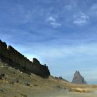 Shiprock bei Farmington von Süden