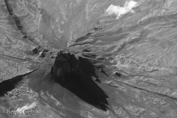 Shiprock from high above