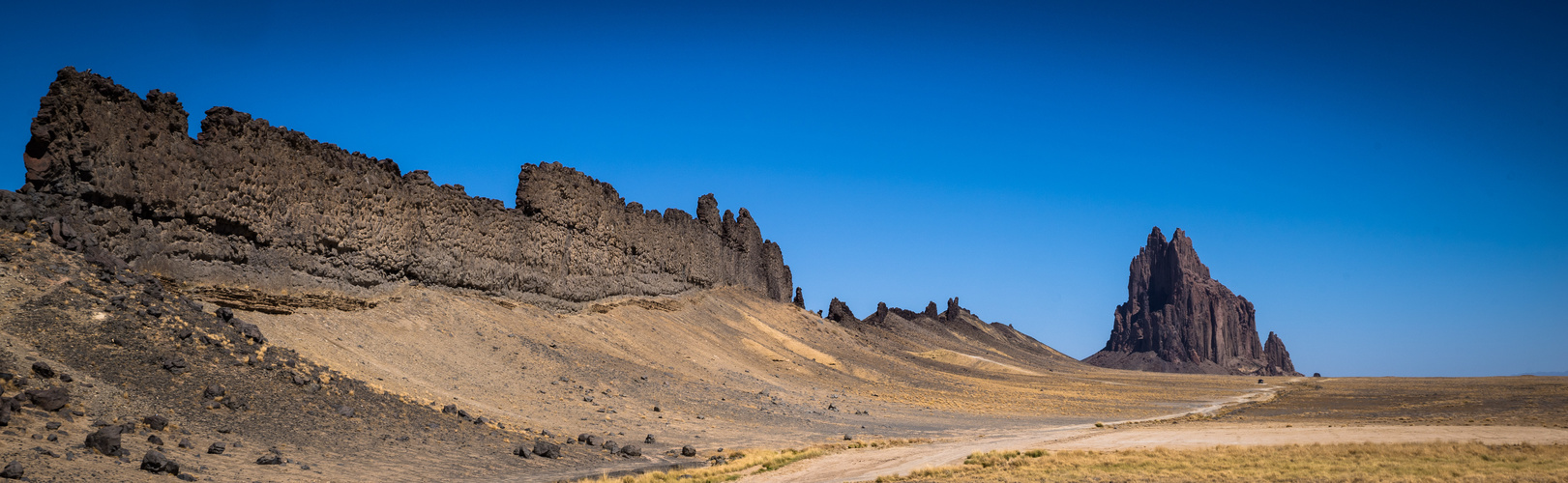 Shiprock von der klassischen Seite