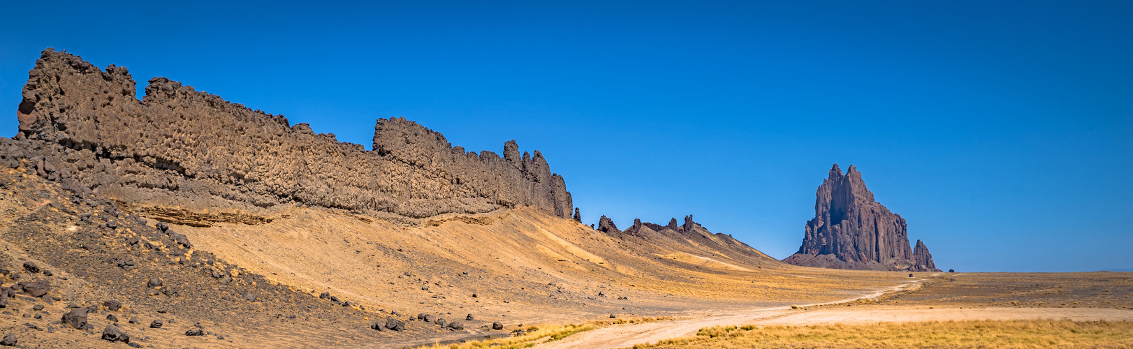 Shiprock von der klassischen Seite