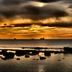 Ships at Sunset