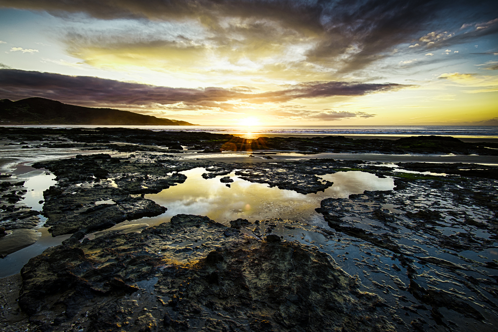 Shipwreck Bay Sonnenuntergang