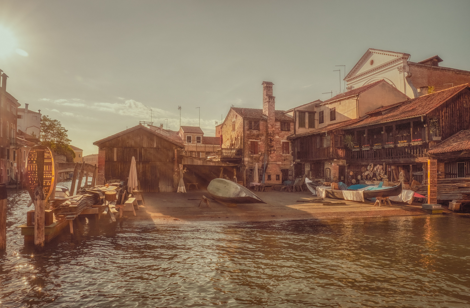 Shipyard in Venice