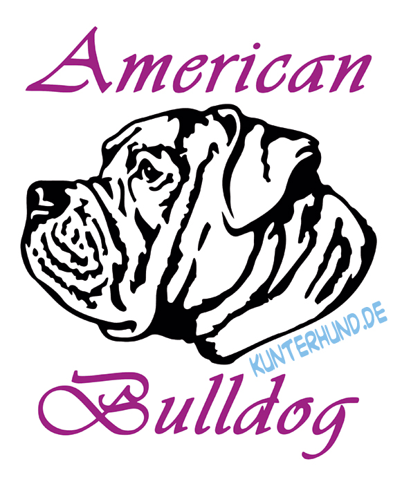 Shirtmotiv "American Bulldog"
