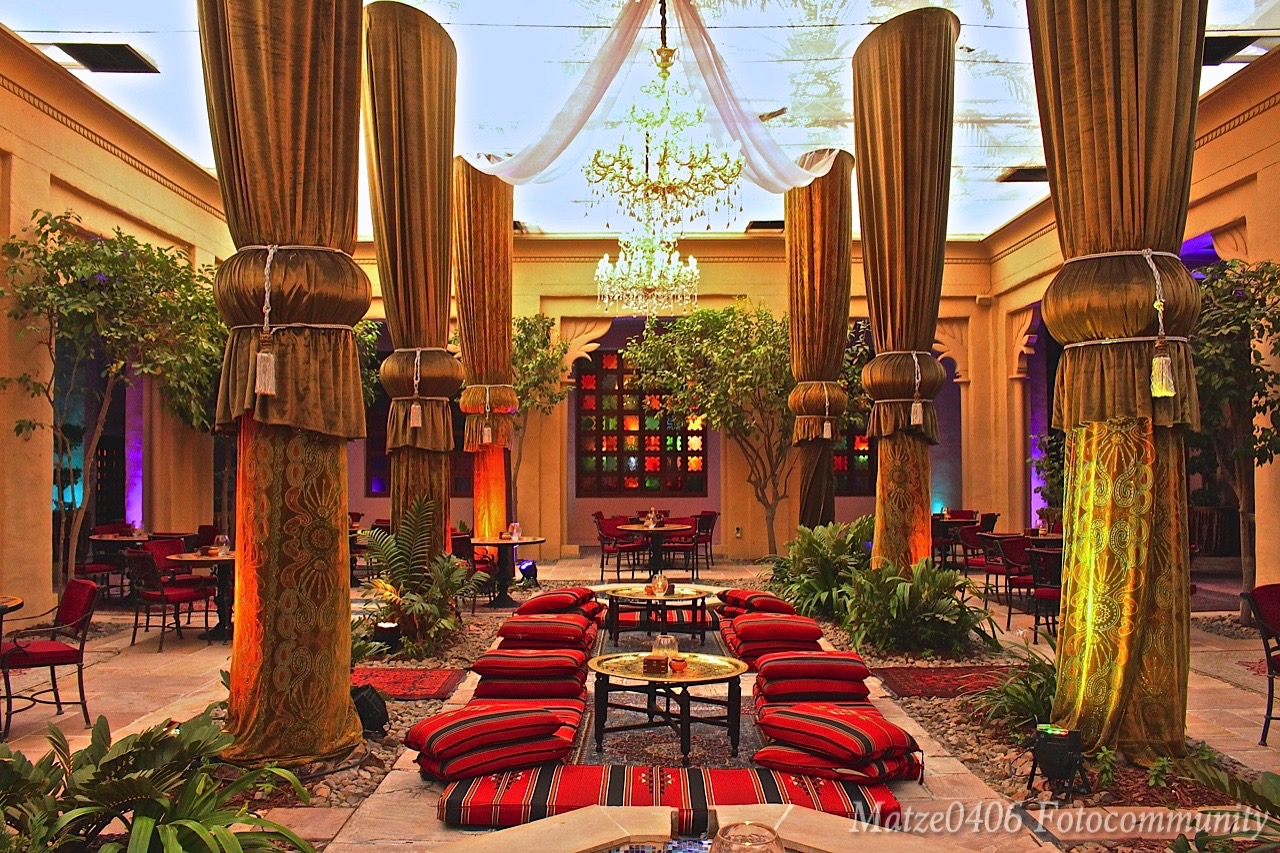 Shisha Bar in einem Hotel in Dubai Foto & Bild asia, middle east