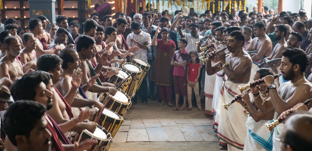 Shiva Tempelfest, Ernakulam