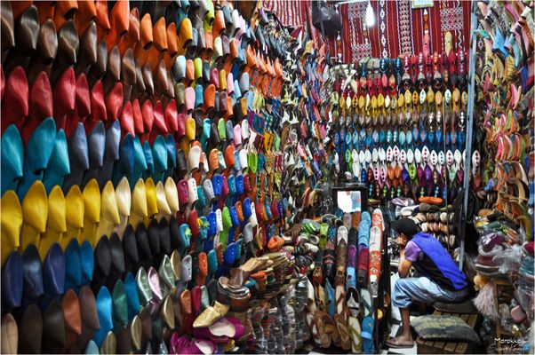 Shoe Paradise in the Souk Semmarine  |  Schuhparadies im Souk Semmarine