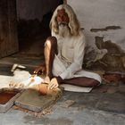 Shoemaker in Narlai, India