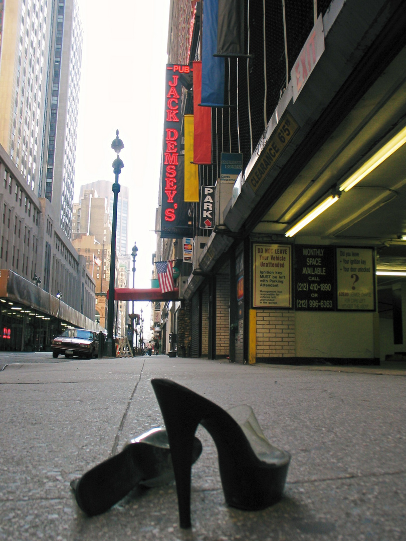 shoes in the city