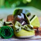 Shoes , rose and ,,KODAK,,,