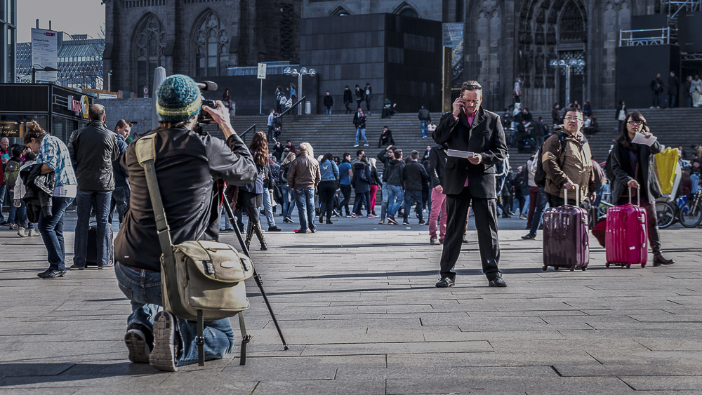 Shooting am Dom