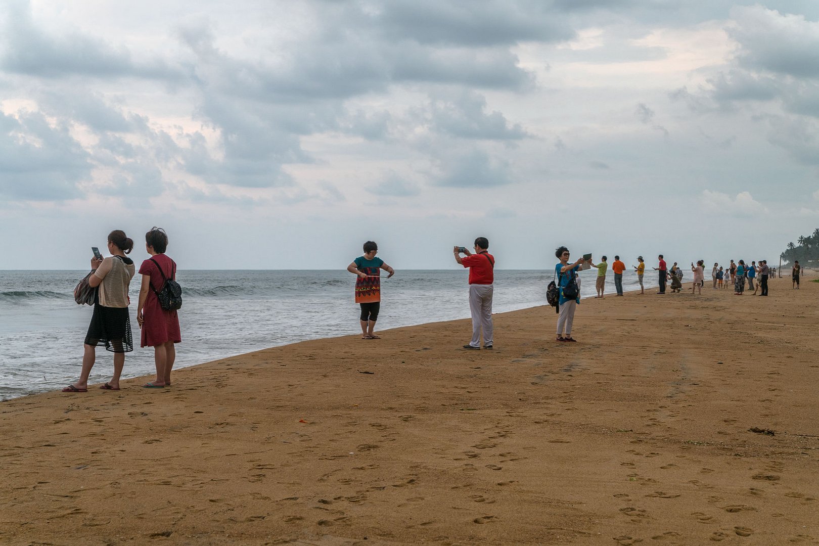 Shooting am Strand (Kalutara, Sri Lanka)