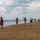 Shooting am Strand (Kalutara, Sri Lanka)