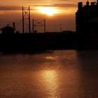 shooting at sunset in LIVERPOOL Albert Dock