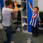 Shooting in der Hertha-Kabine