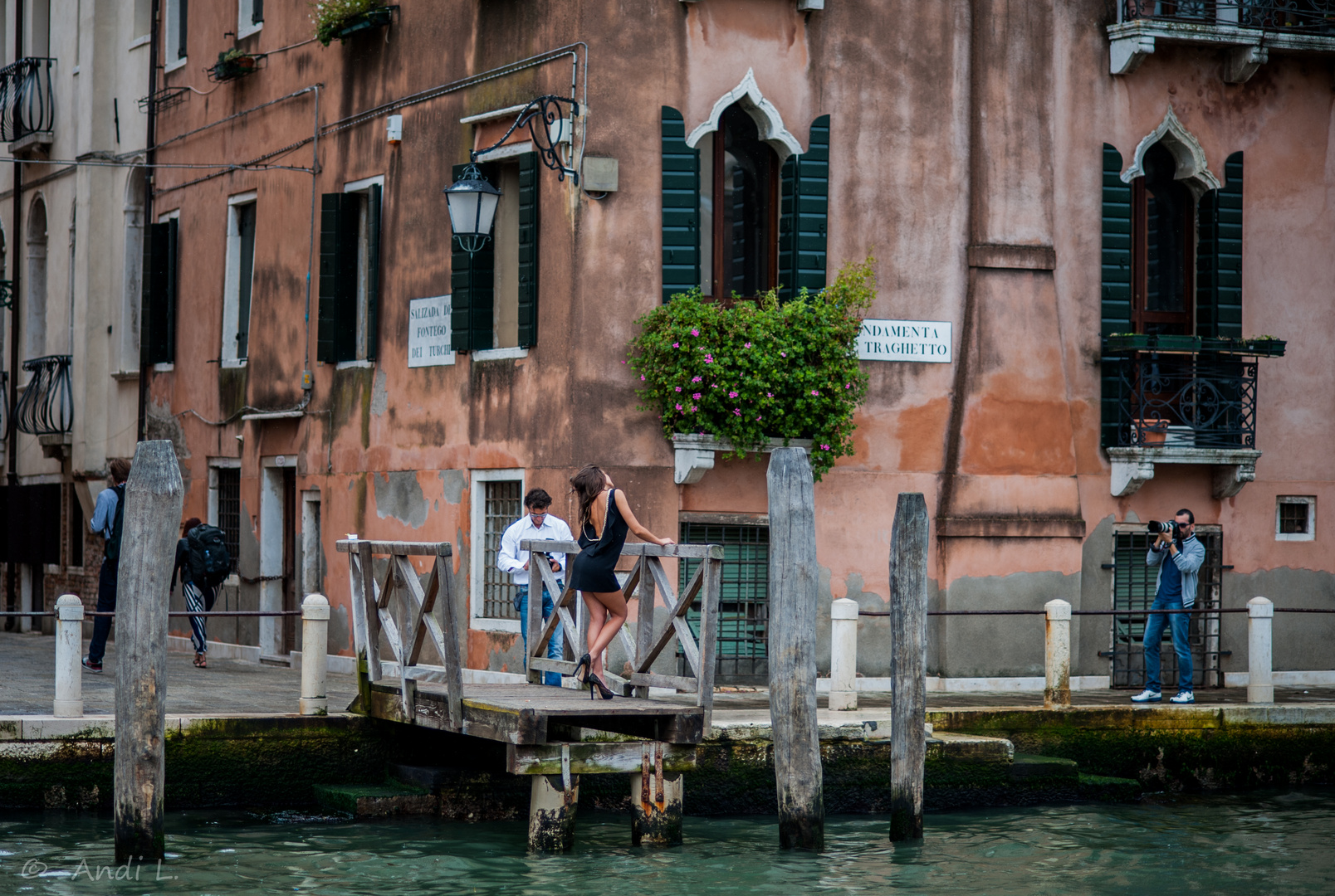 Shooting in Venedig