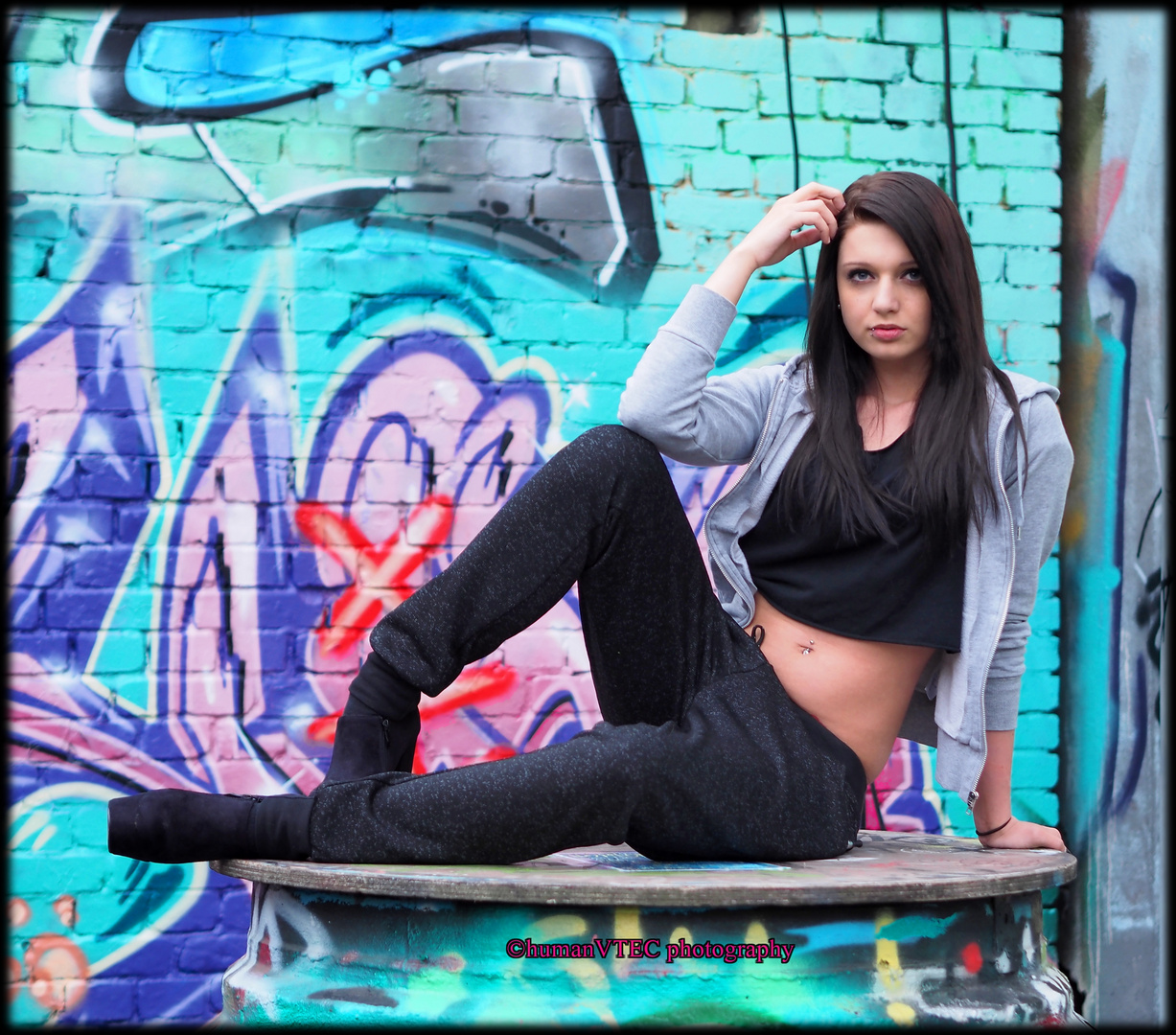 Shooting mit Kim - Graffiti rockt