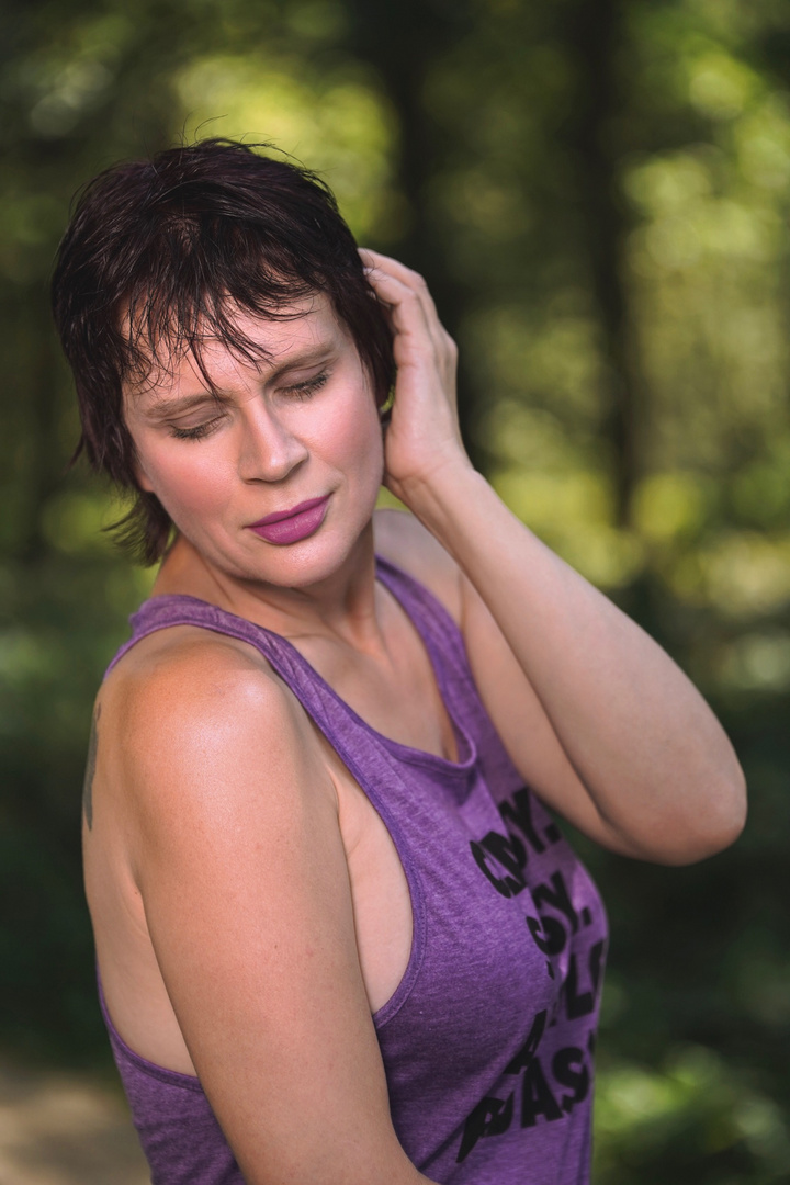 Shooting mit Silvia im Weezer Wald