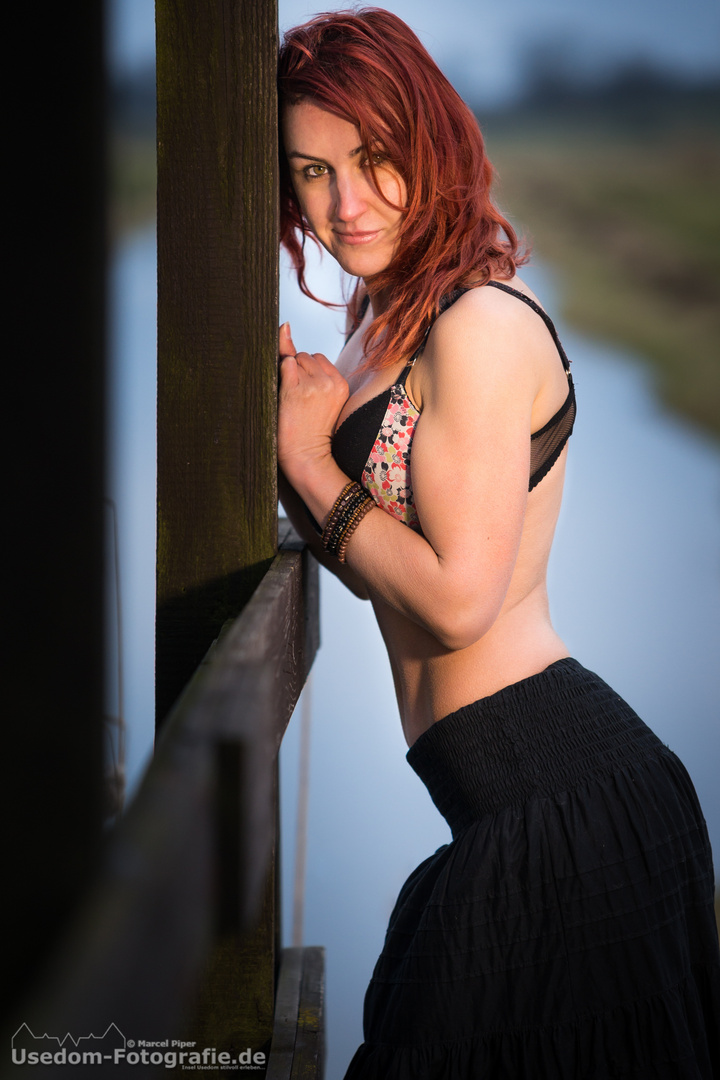 Shooting mit Susi am alten Wasserhebewerk