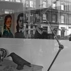 Shop window with reflection (South Kensington - London)