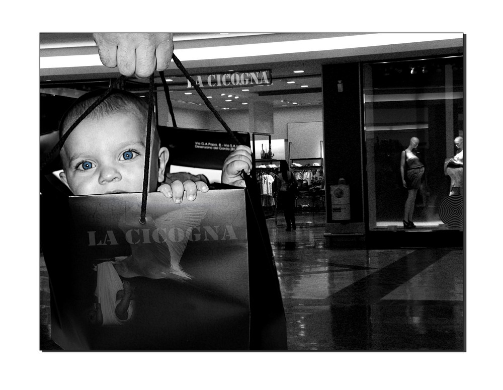shopping baby