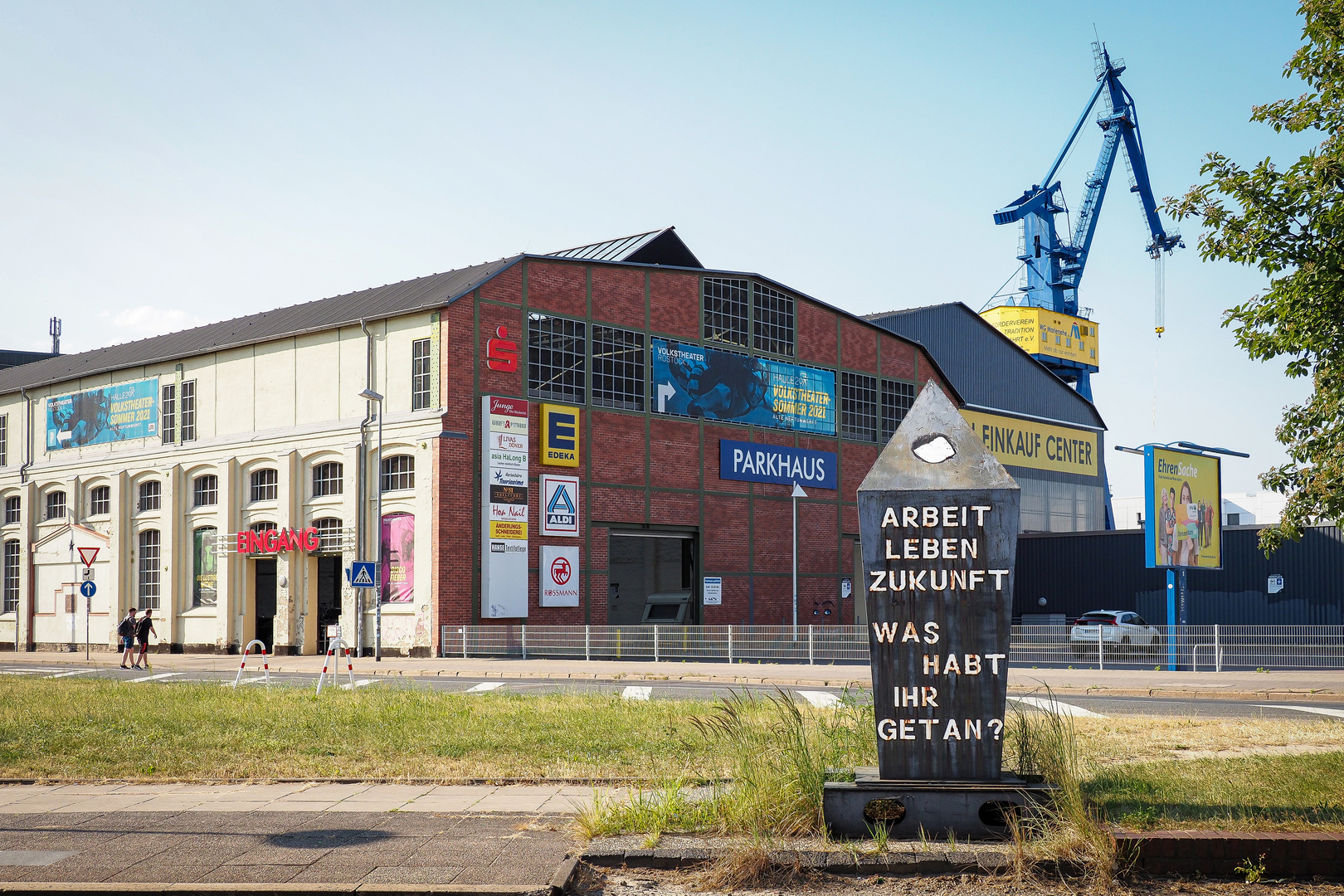 Shopping-Center statt alte Schiffswerft