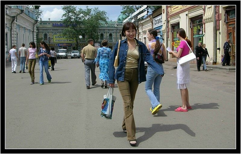 Shopping in Irkutsk...