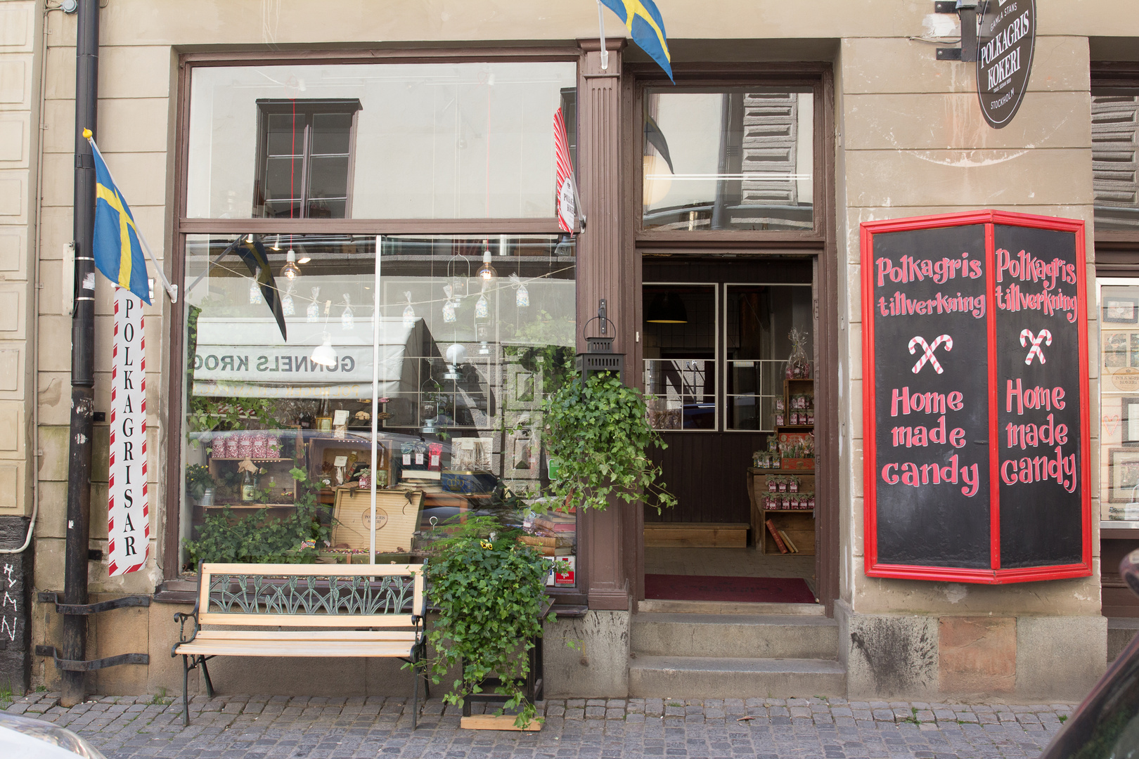 Shopping Oldschool; Candyshop in Stockholm