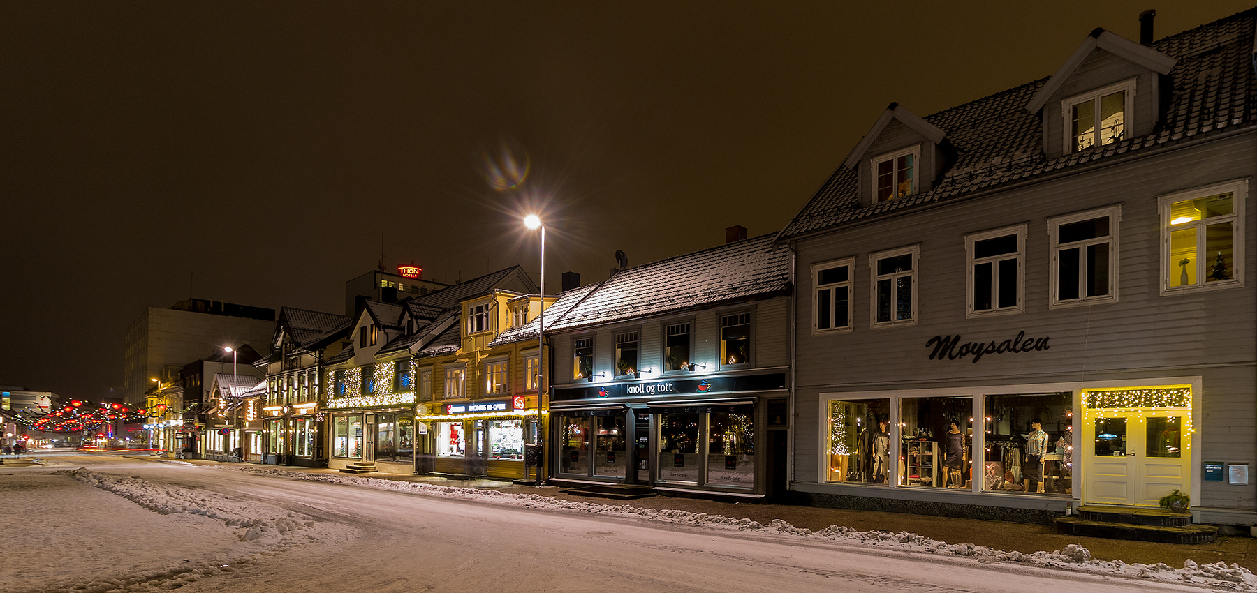 Shoppingmeile in Tromsö