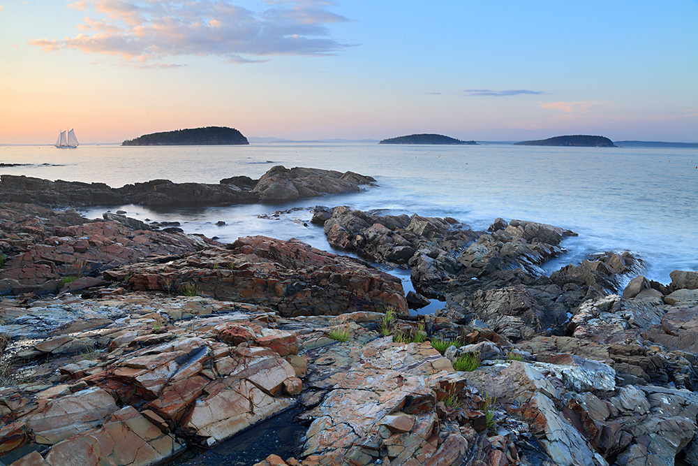 Shore Path bei Bar Harbor, Maine