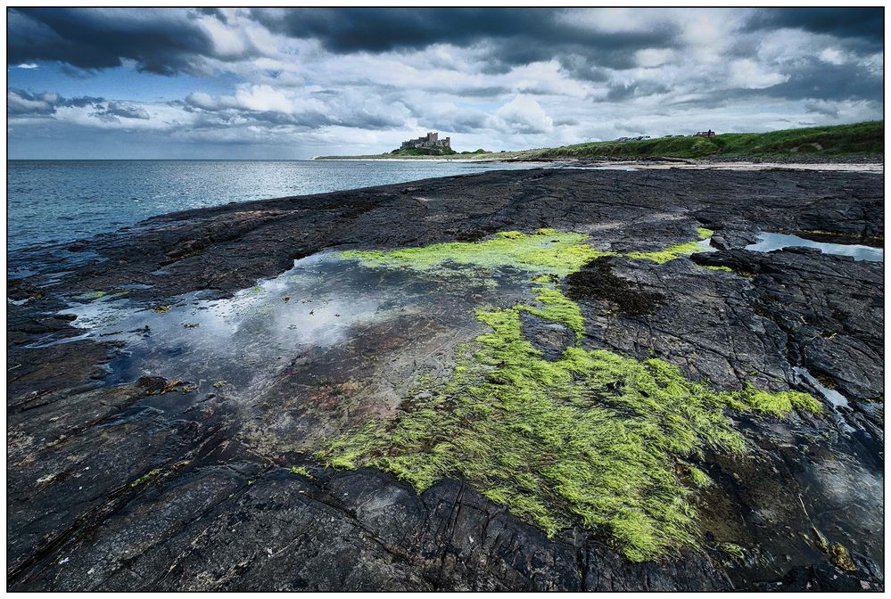 Shore with Bamburgh Castle, Northumberland