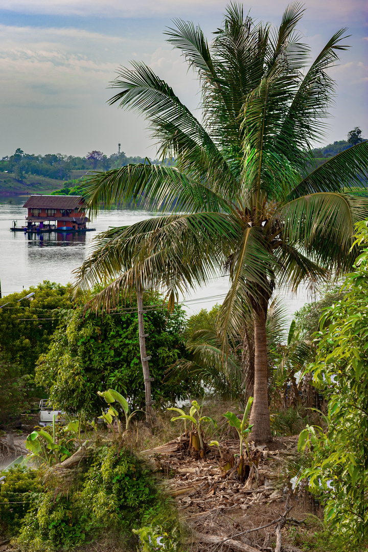 Shoreline at Khao Laem Dam