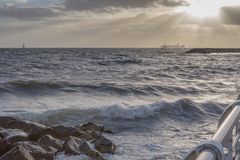 Shoreline at St. Kilda, Australia