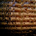 Shower curtain water droplets