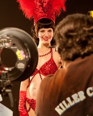 _Showgirl posing for a Photog