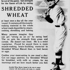 Shredded Wheat 1909.