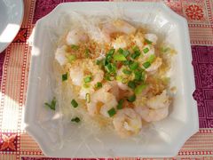 Shrimps in garlic auf Cheung Chau