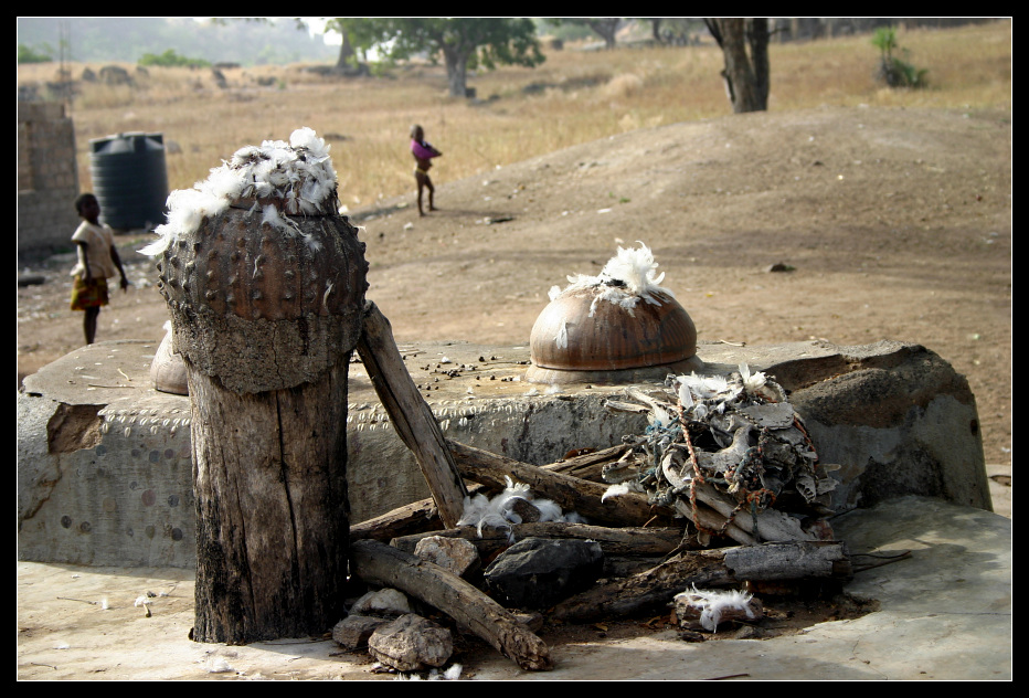 ... Shrine in Tengzugu, Tongo Hills, Ghana ...