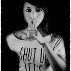 Shut up!! bw