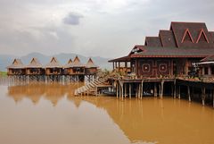 Shwe Inn Tha Resort on the Inle lake