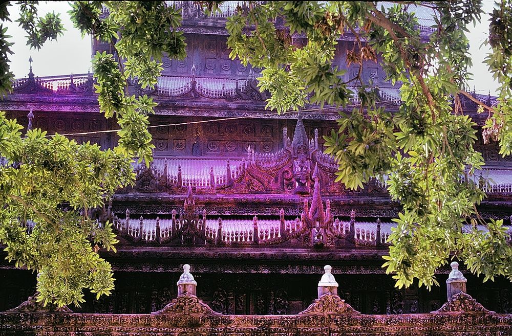 Shwe Nandaw Kyaung Temple in Mandalay
