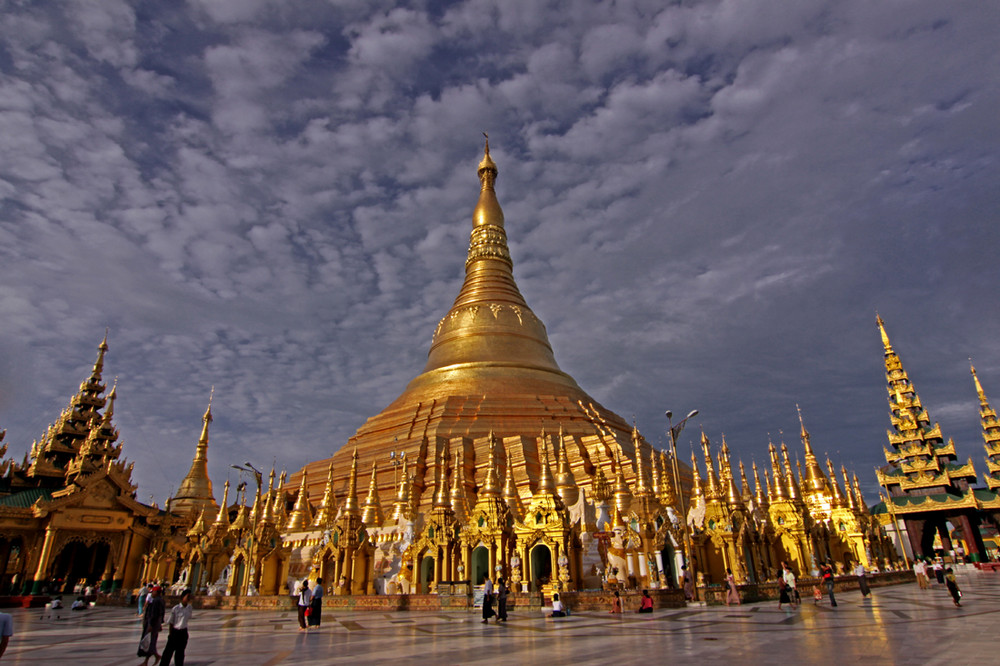 Shwedagon am Morgen