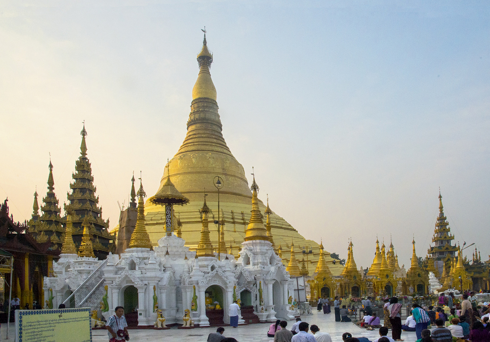 Shwedagon-Pagode in Yangoon