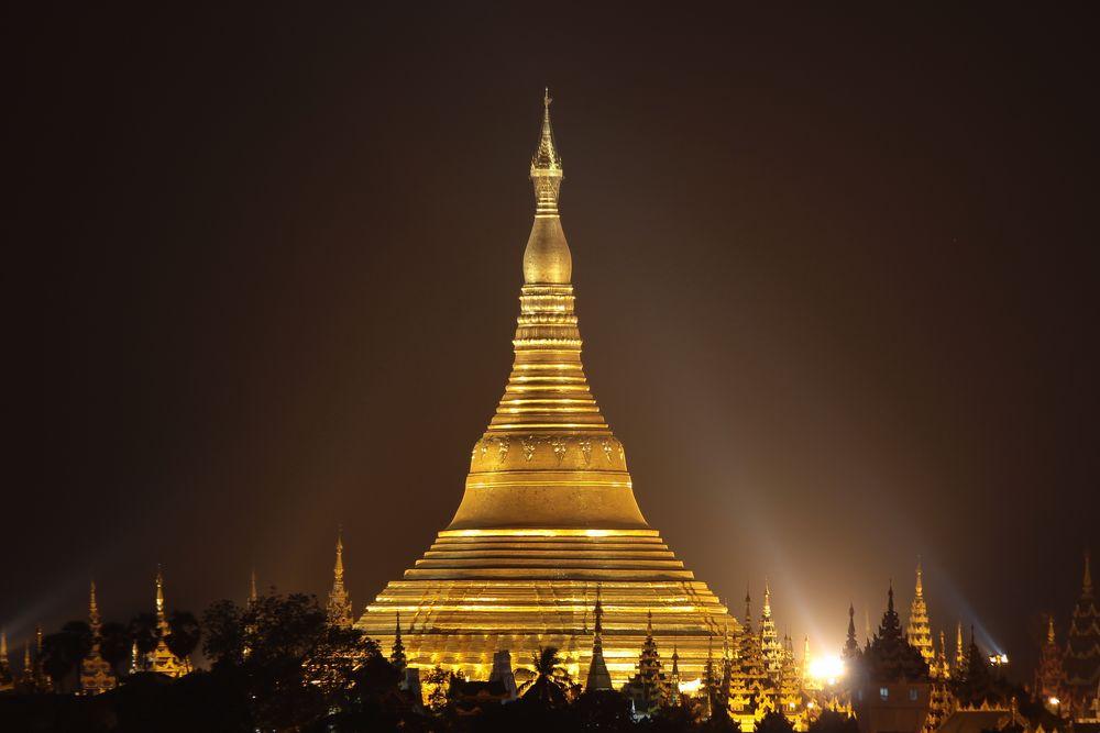 Shwedagon Pagode, Yangon 2016