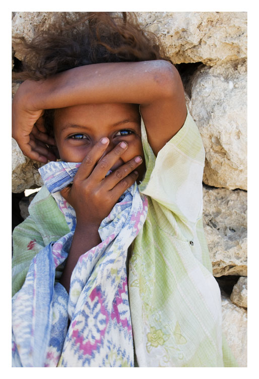 Shy girl of Dahlak island