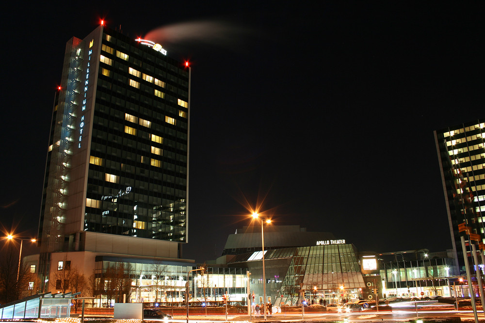 Si centrum Stuttgart Foto & Bild architektur, architektur bei nacht, motive Bilder auf