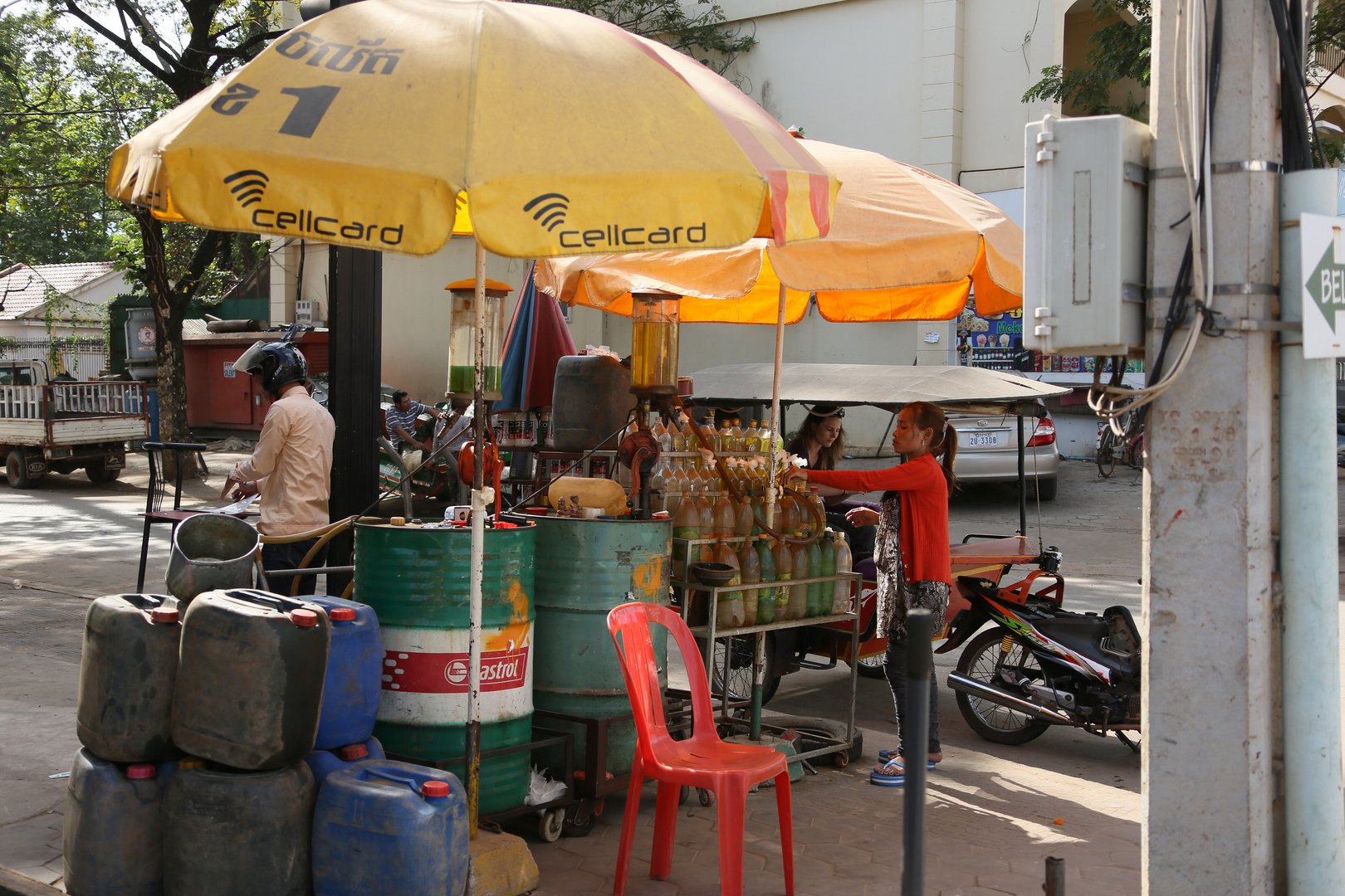 Siam Reap, Tankstelle